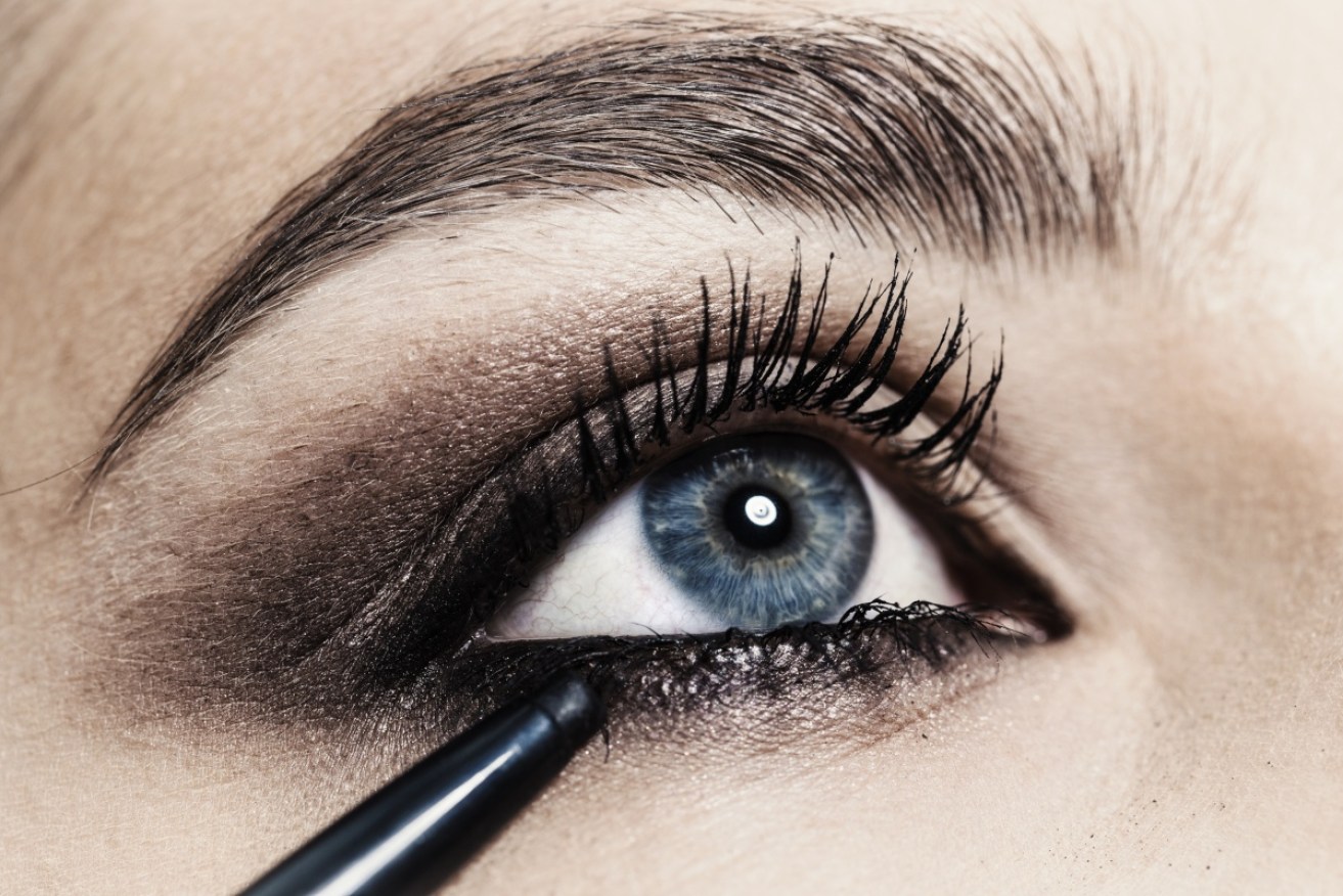 An imported eyeliner mostly made of lead has been pulled off shelves by Consumer Affairs Victoria. 
