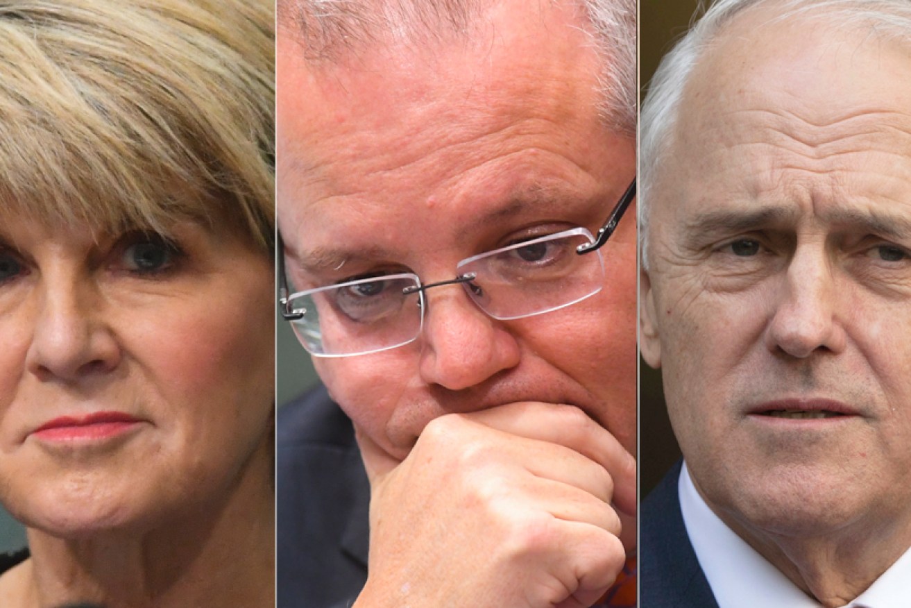 Scott Morrison spent question time responding to comments from his former leaders.