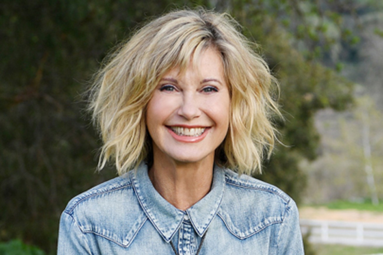 Olivia Newton-John said her life was a celebration of gratitude for surviving repeated bouts with cancer. 
