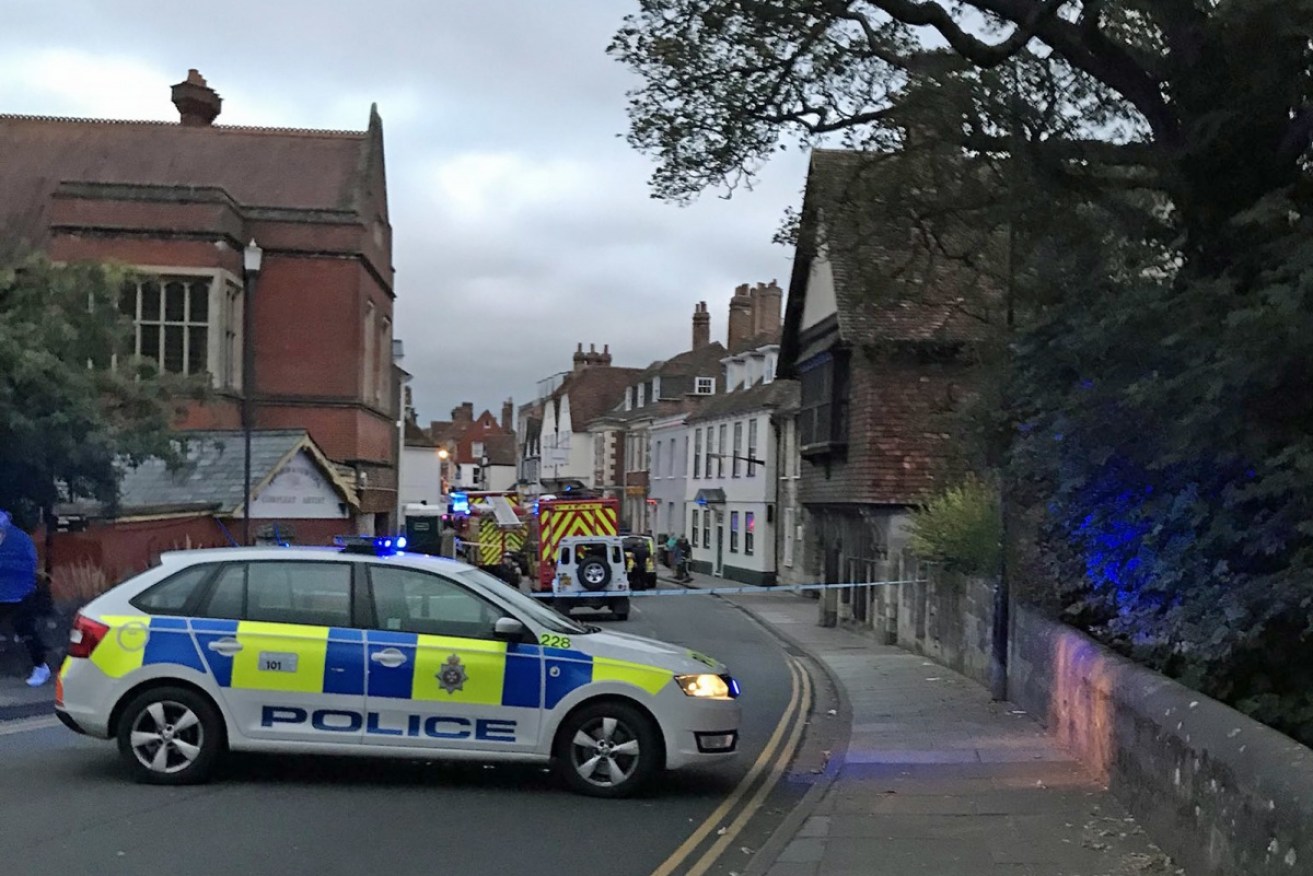 Emergency services in Salisbury after two people fell ill in a Prezzo restaurant.
