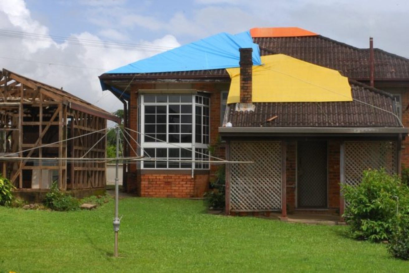 Glen Sutton's home was damaged when Youi refused to replace a tarpaulin. 