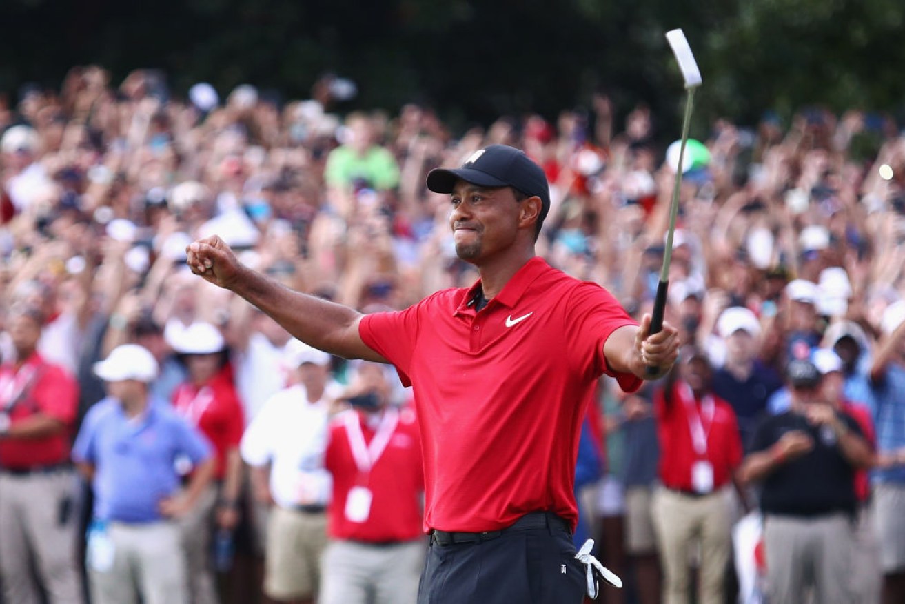 The win in the Tour Championship was Woods' 80th PGA Tour title.