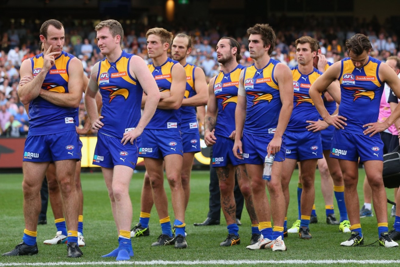 West Coast had a day to forget in the 2015 grand final.
