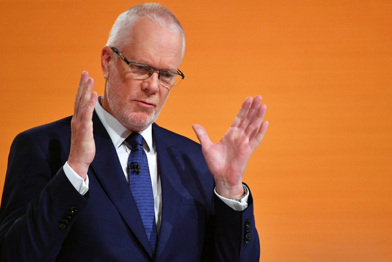 ABC chair Justin Milne had been under fire this week.  