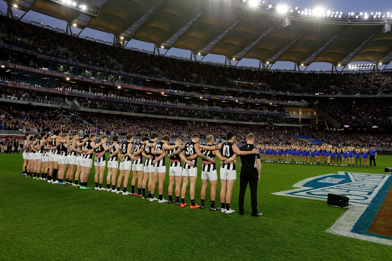 Collingwood faced West Coast in a final earlier this month.