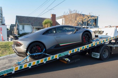 Lamborghini, golden gun among $12m seized in Melbourne drug raids