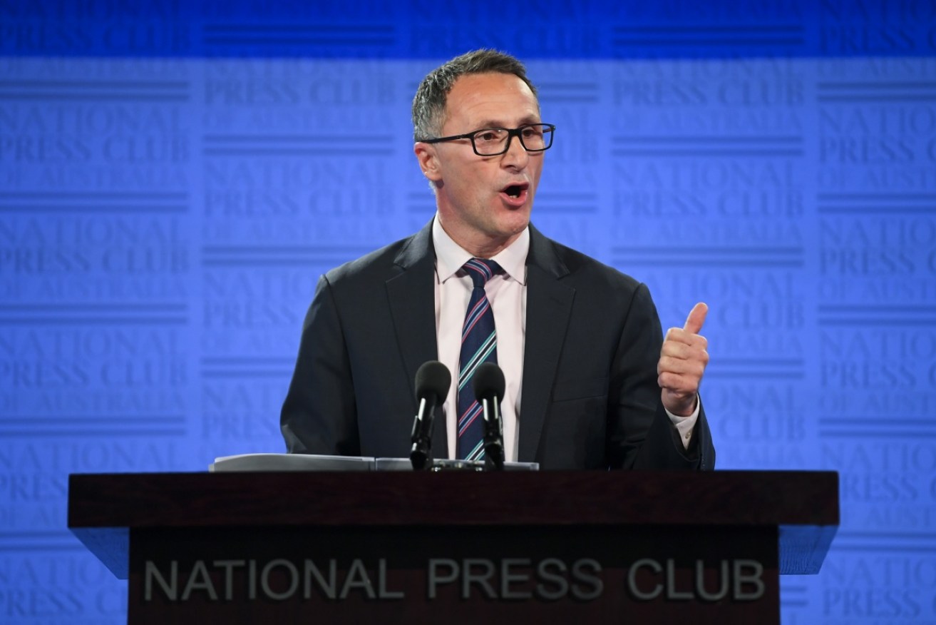 Greens leader Richard Di Natale proposed the launch of a state-owned energy retailer.