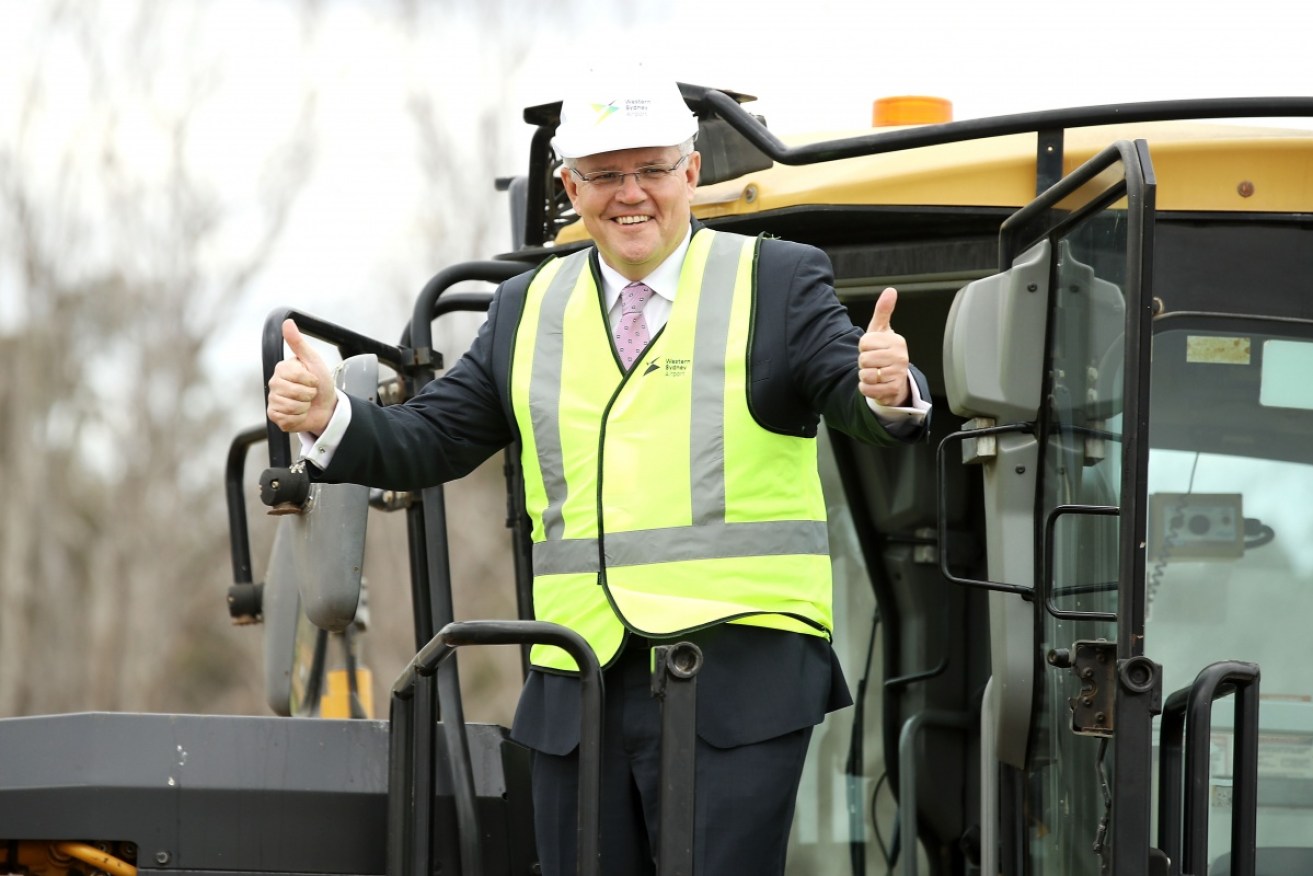 PM Scott Morrison is likely to announce a budget surplus sooner than expected. 