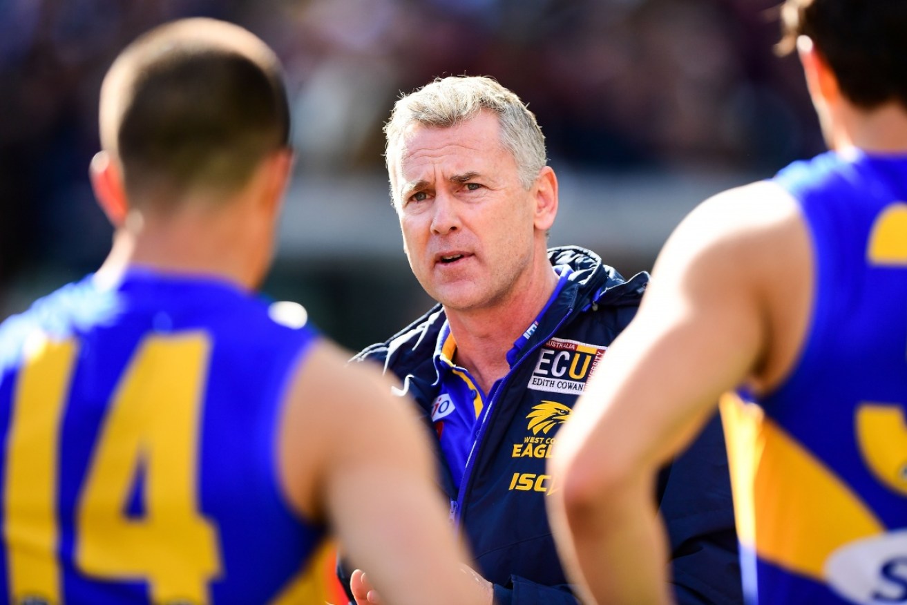 Adam Simpson's time in charge of West Coast is over after just shy of 11 seasons.