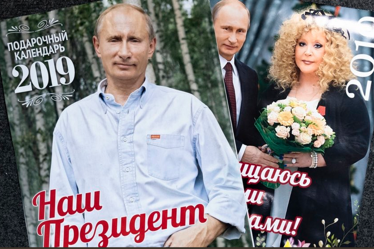 The 2019 Vladimir Putin calendar has been released. 