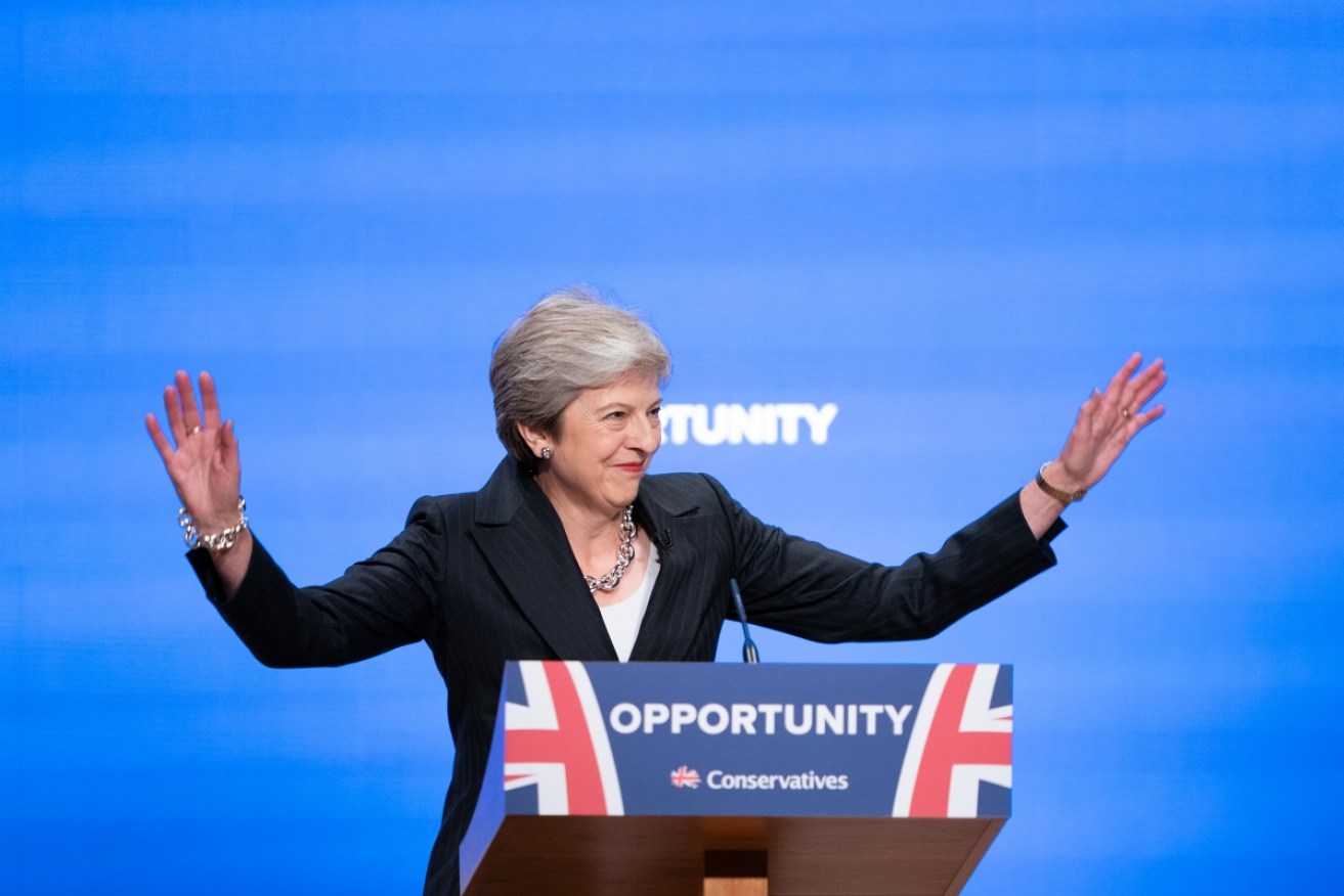Theresa May previously warned Britain may end up with no Brexit plan.