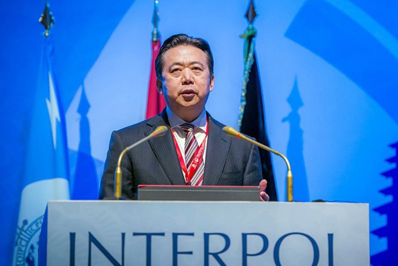The Interpol president's wife contacted police in Lyon, France after not hearing from her husband since he travelled to China in late September.
