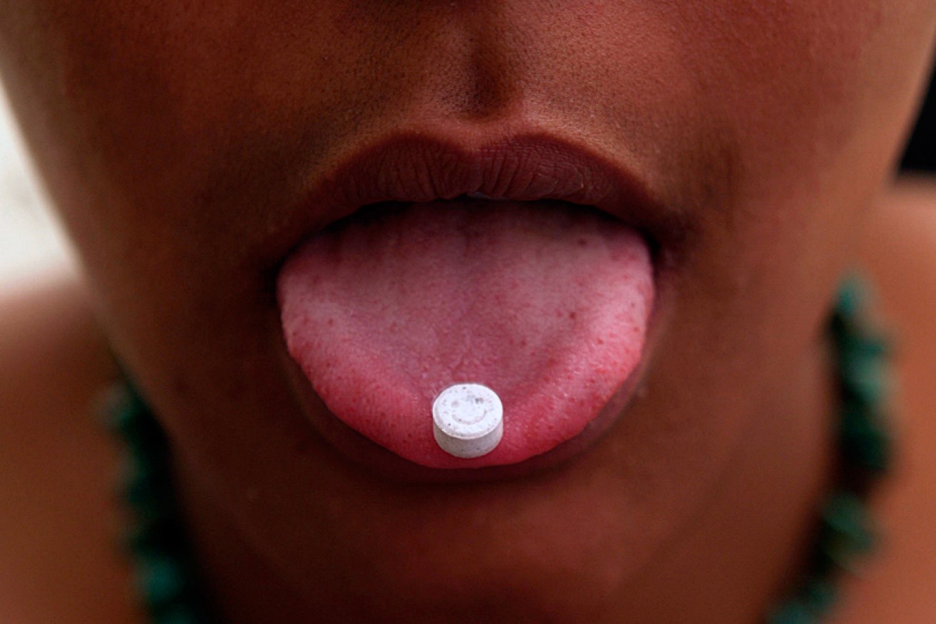 Ecstasy pills, like this one, are being replaced by stronger capsules.