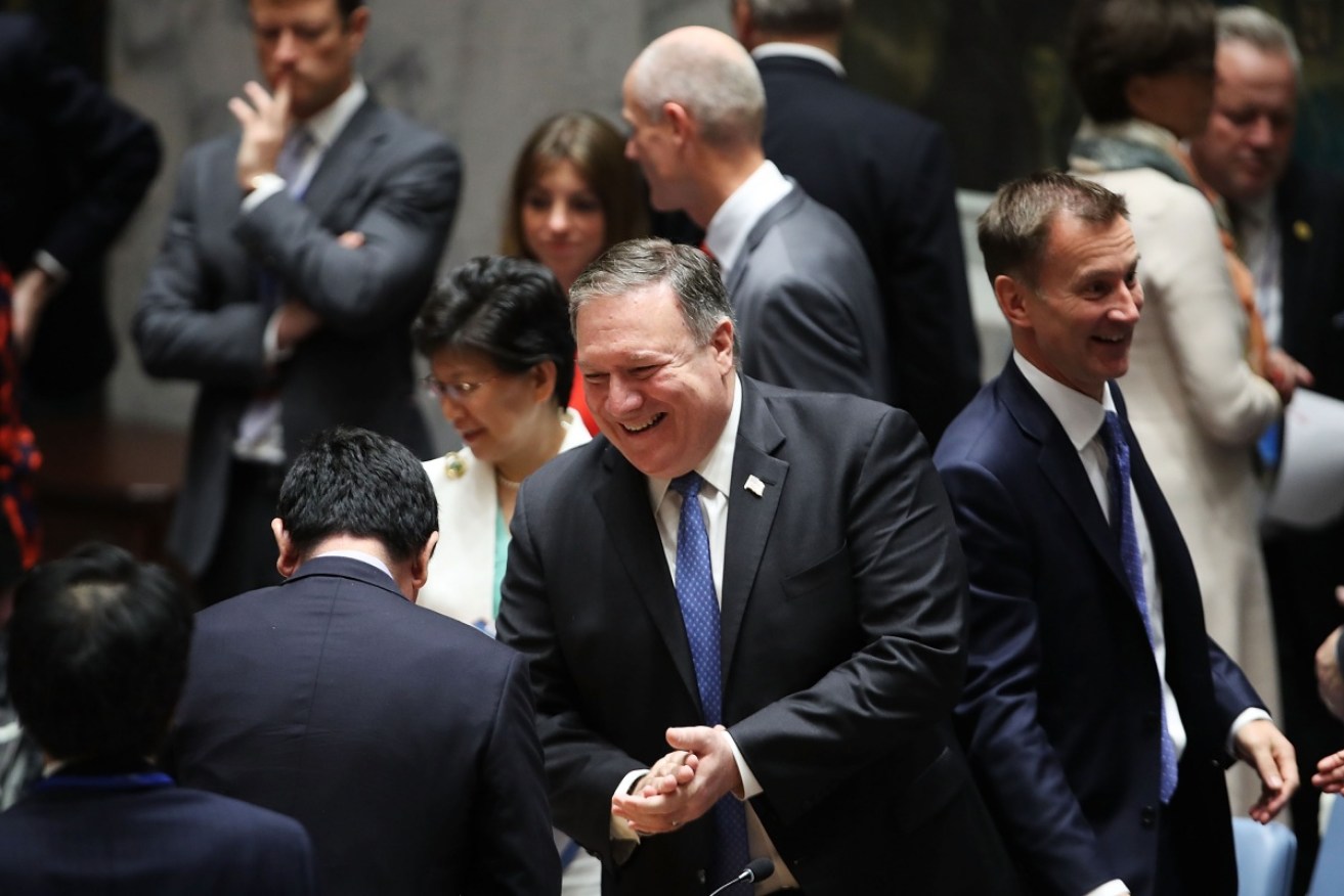 US Secretary of State Mike Pompeo is now heading to Beijing. 