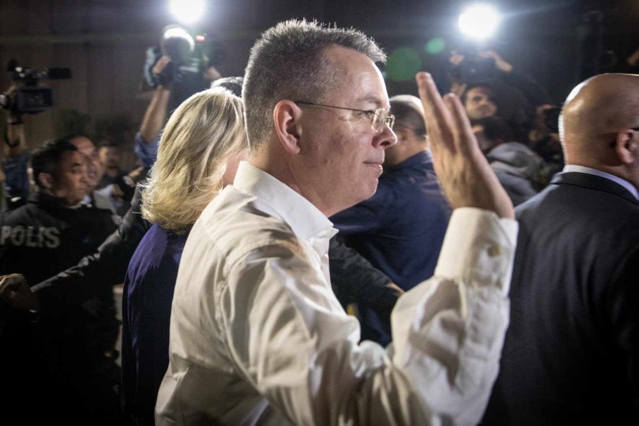 Pastor Brunson wept as a Turkey court handed down its decision.
