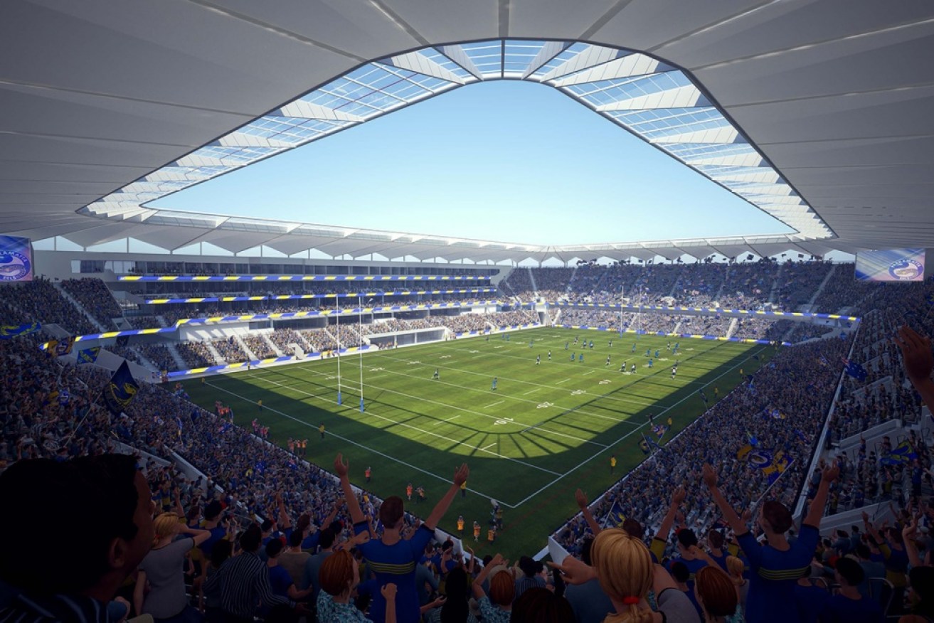 Parramatta said the deal offered by the Western Sydney Stadium operator was not acceptable (artist impression).