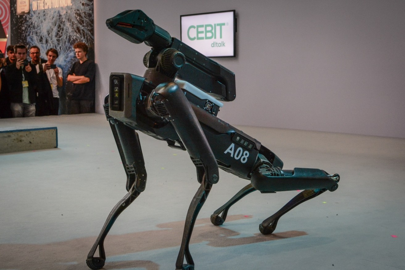 The SpotMini robot turned heads at CeBIT 2018 in Hanover in June.