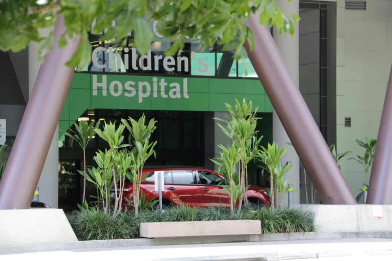 The young girl is recovering in Queensland Children's Hospital.