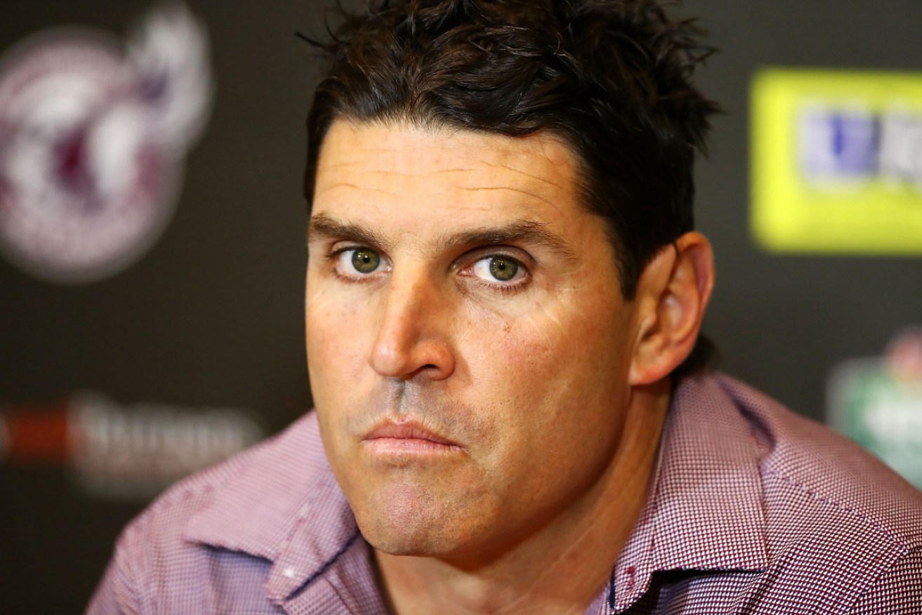 Trent Barrett's future at Manly remains unresolved.