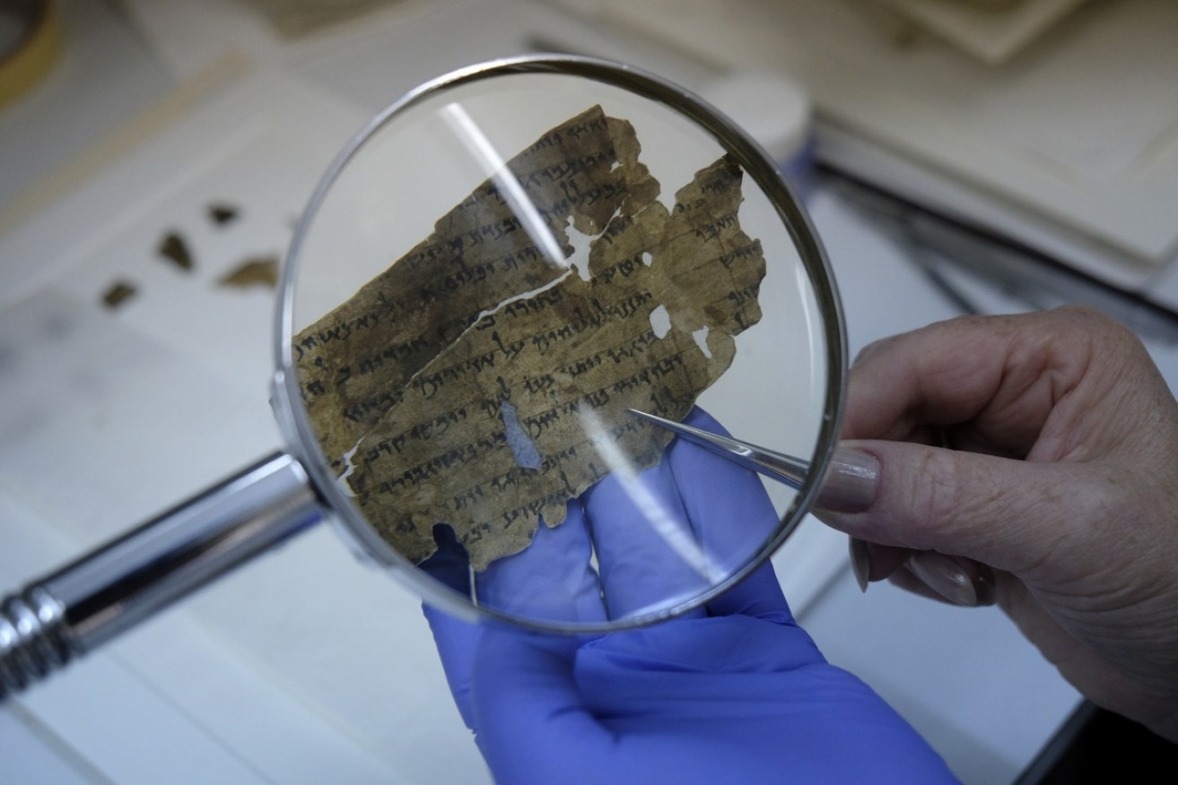 Authentication has determined that some of the scrolls are fake. Photo: Getty