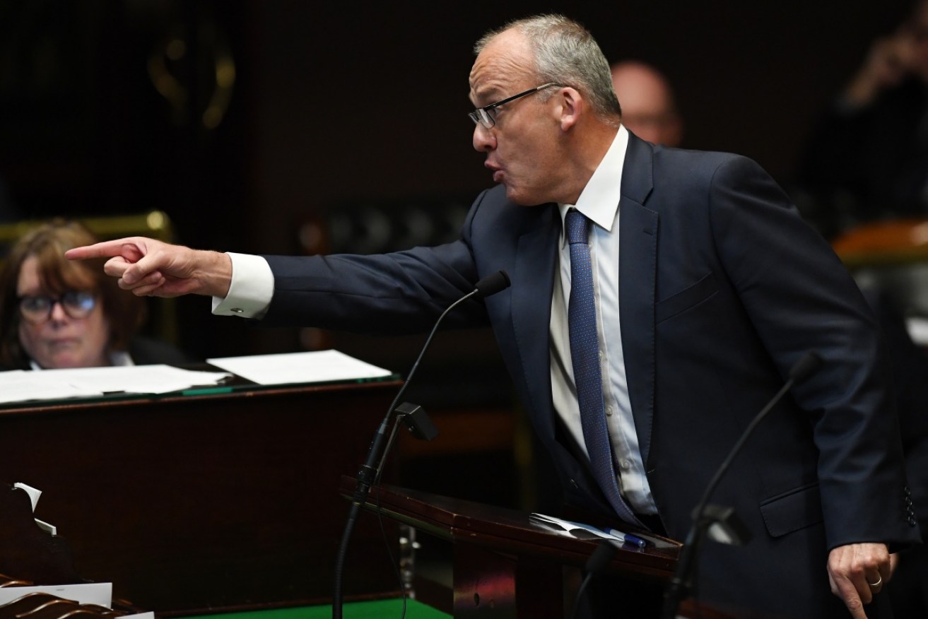The Labor leader pointed at Liberal MPs on Wednesday and threatened to reveal alleged misbehaviour.