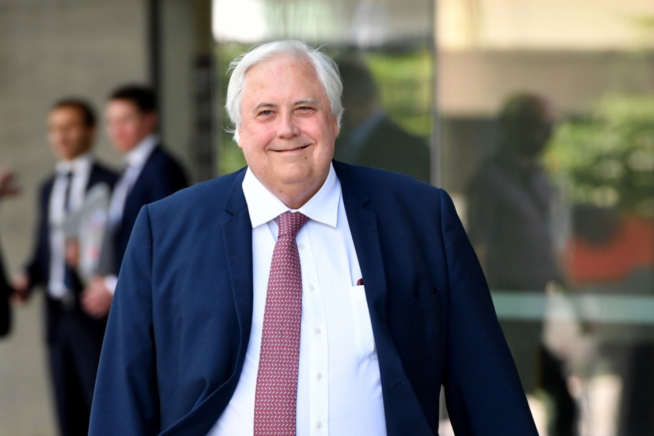 Clive Palmer claimed to have three former prime ministers under his United Australia Party in a flyer.