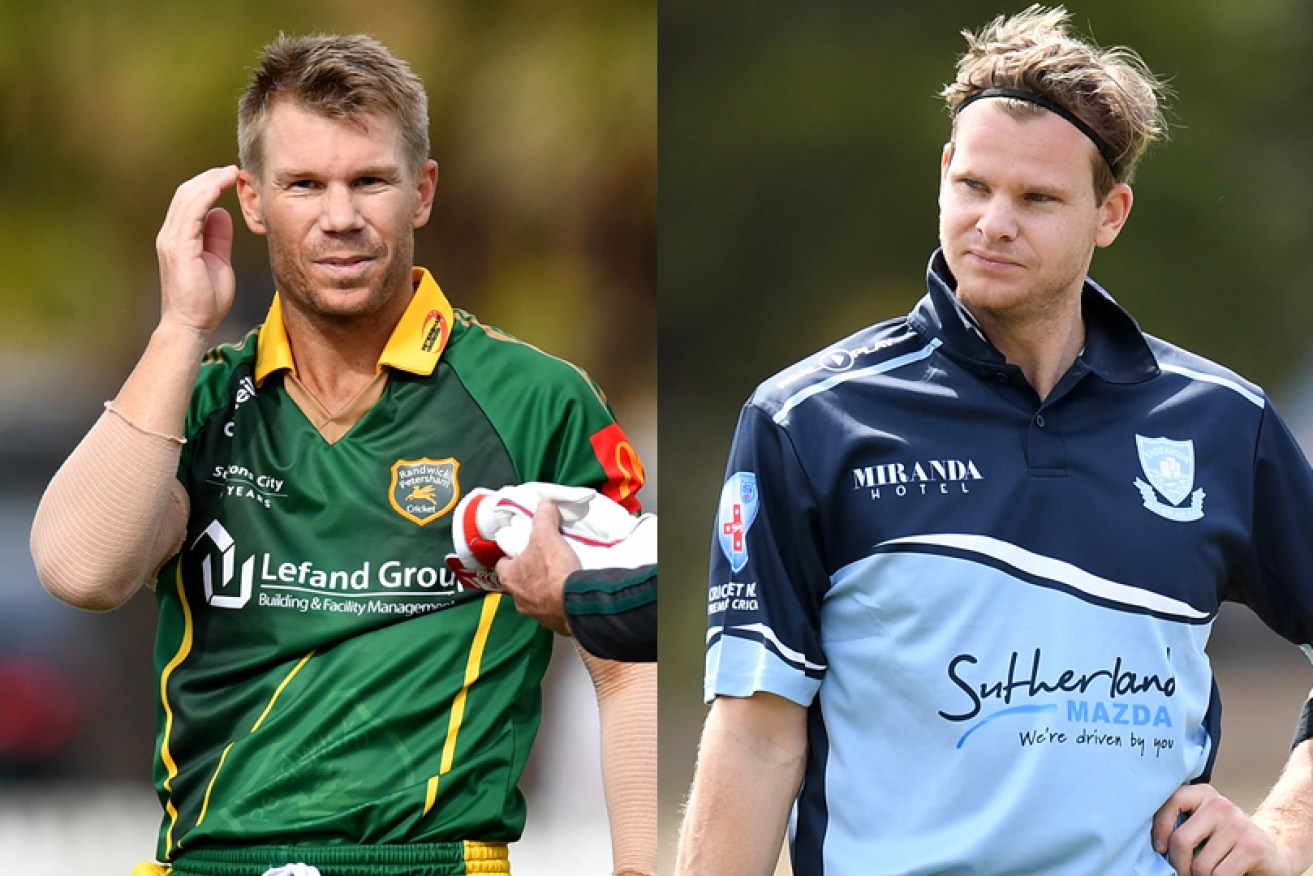 David Warner and Steve Smith, now playing grade cricket, have carried most of the blame for the cheating scandal.