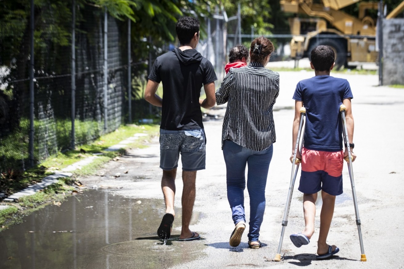 There's a new game of political brinkmanship over the future of refugee children on Nauru.