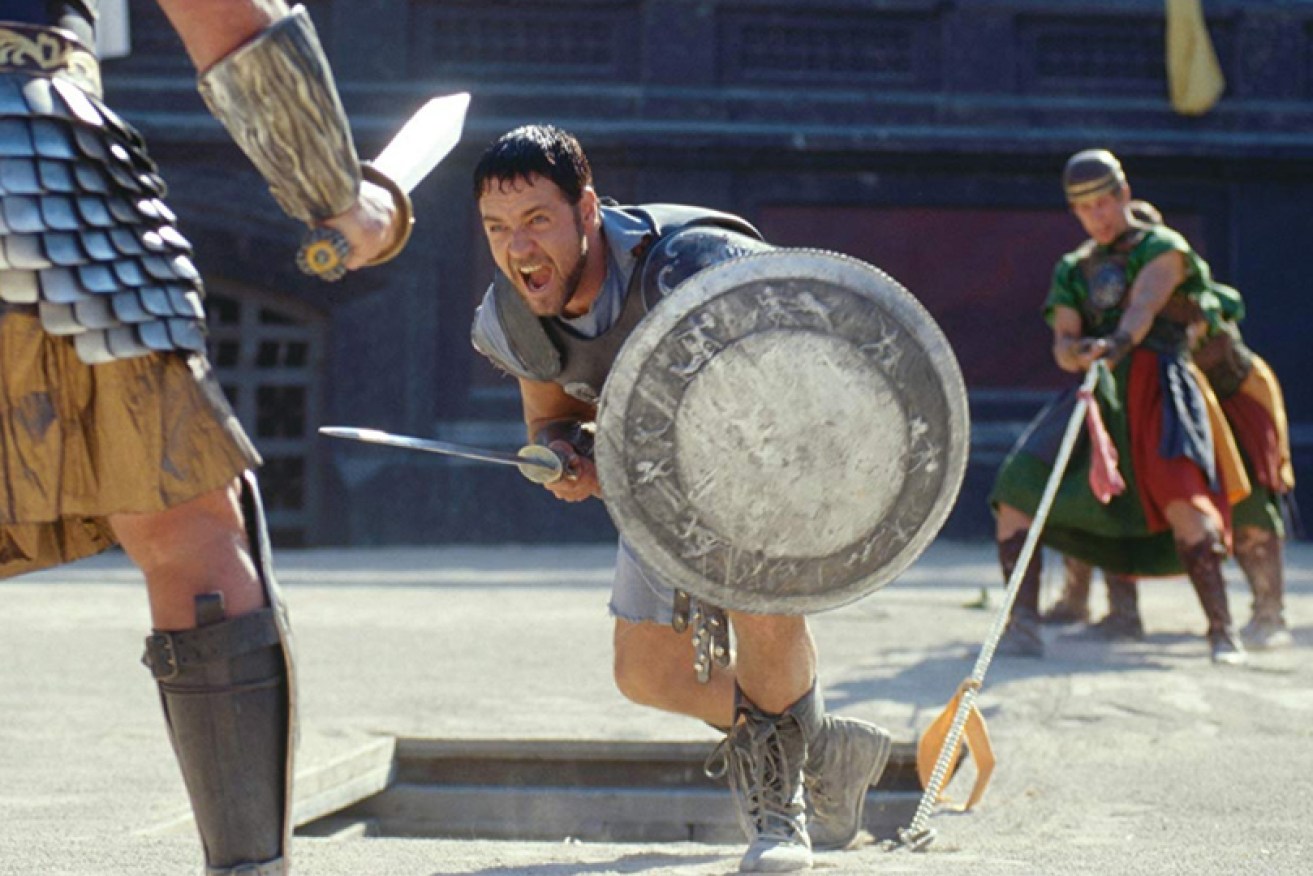 Russell Crowe gladiates to the absolute max in <i>Gladiator</i>.