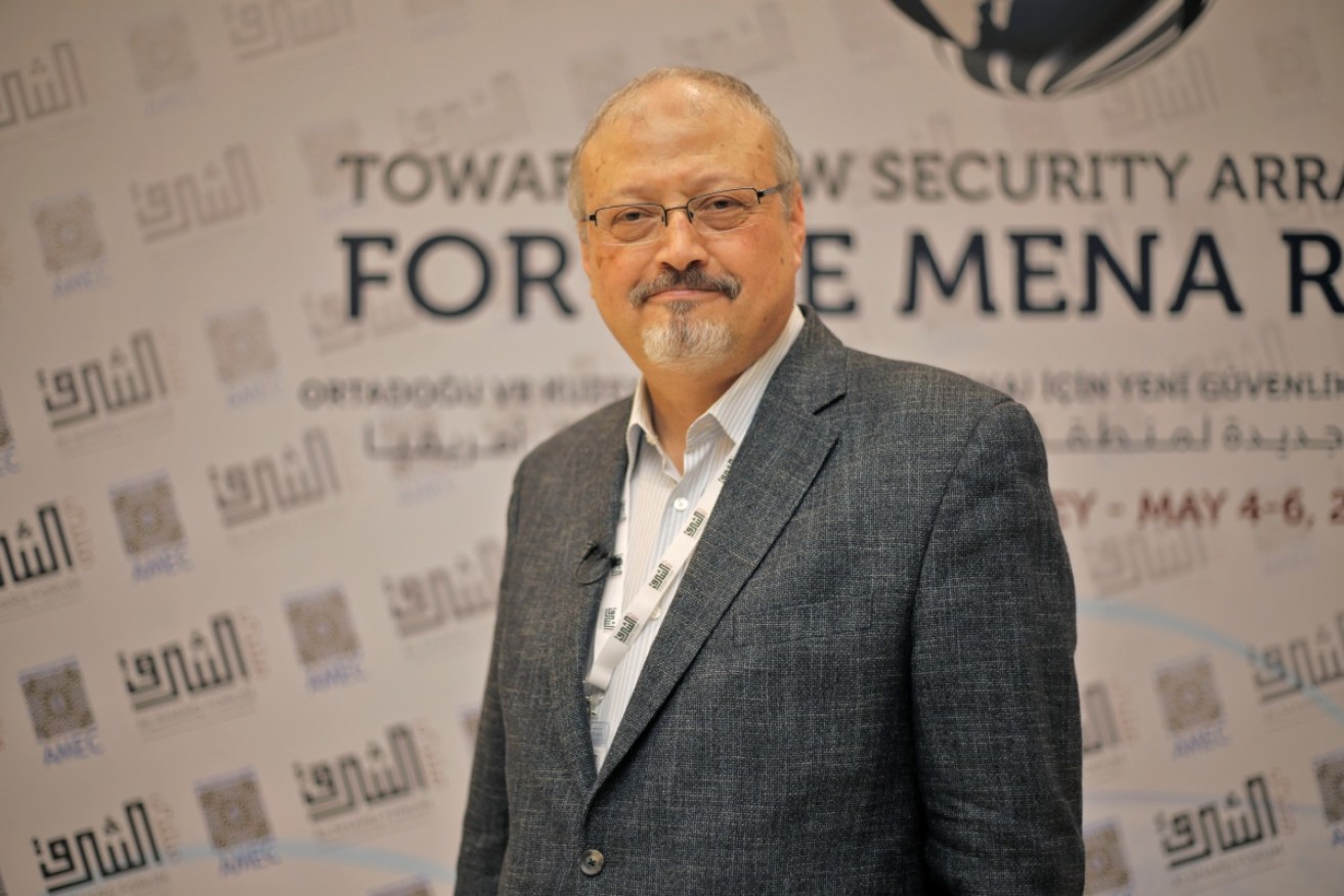 Twenty Saudi officials are on trial in absentia over the disappearance of journalist Jamal Khashoggi.
