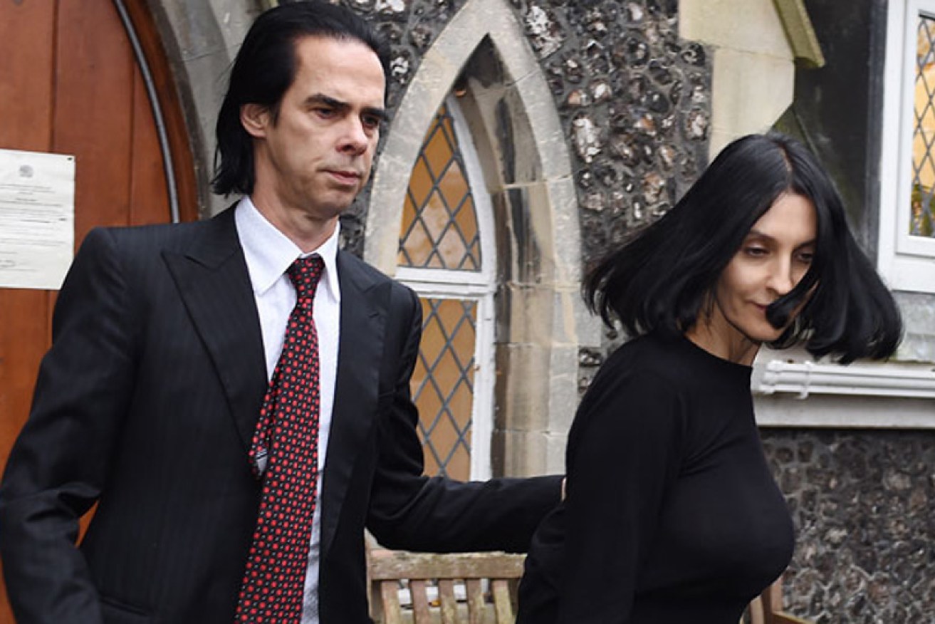 Nick Cave and wife Susie leave the 2015 coronial hearing into son Arthur's death.