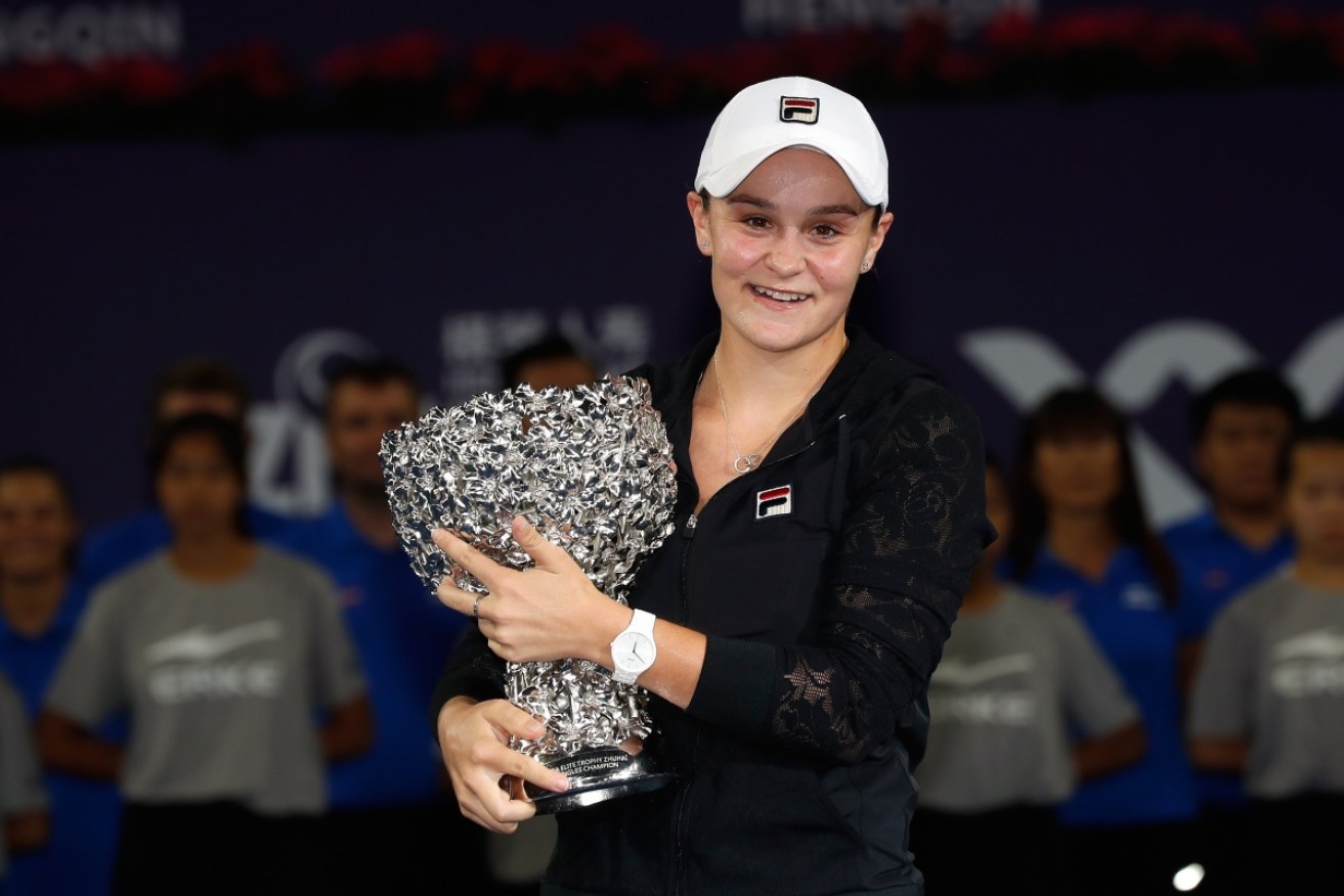 Australia's Ash Barty claims her 2nd title win of the year in China.