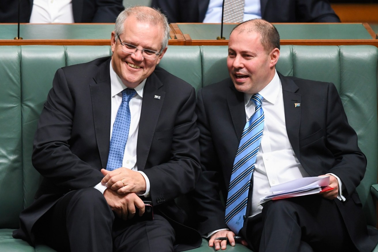Scott Morrison and Josh Frydenberg will be hanging their election hopes on the budget. <i>Photo: AAP</i>