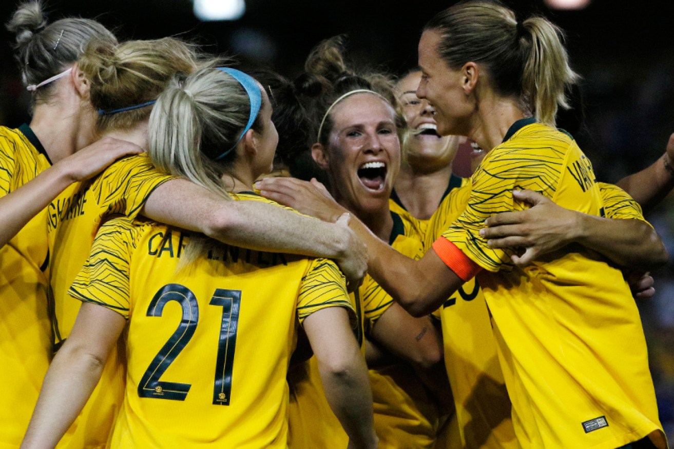 The Matildas have reason to celebrate as construction of their new base begins.
