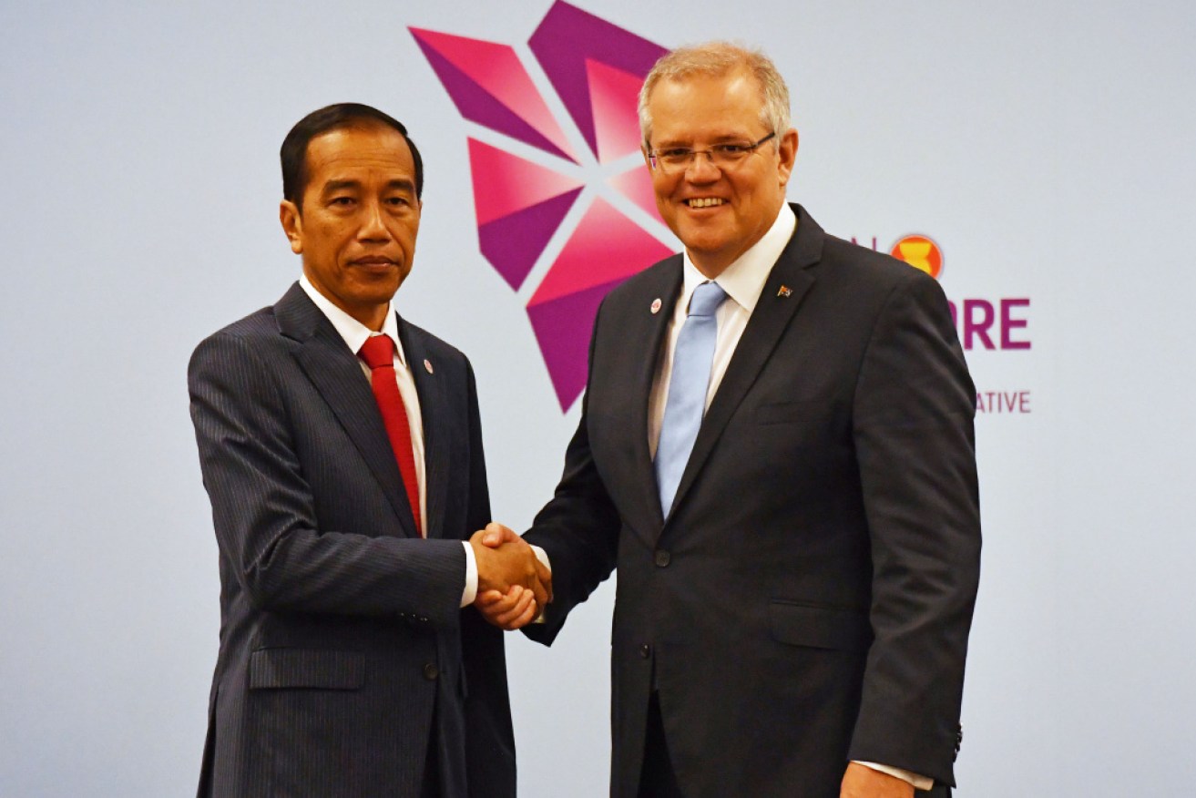 PM Scott Morrison will assure Joko Widodo that the trade deal is on track.