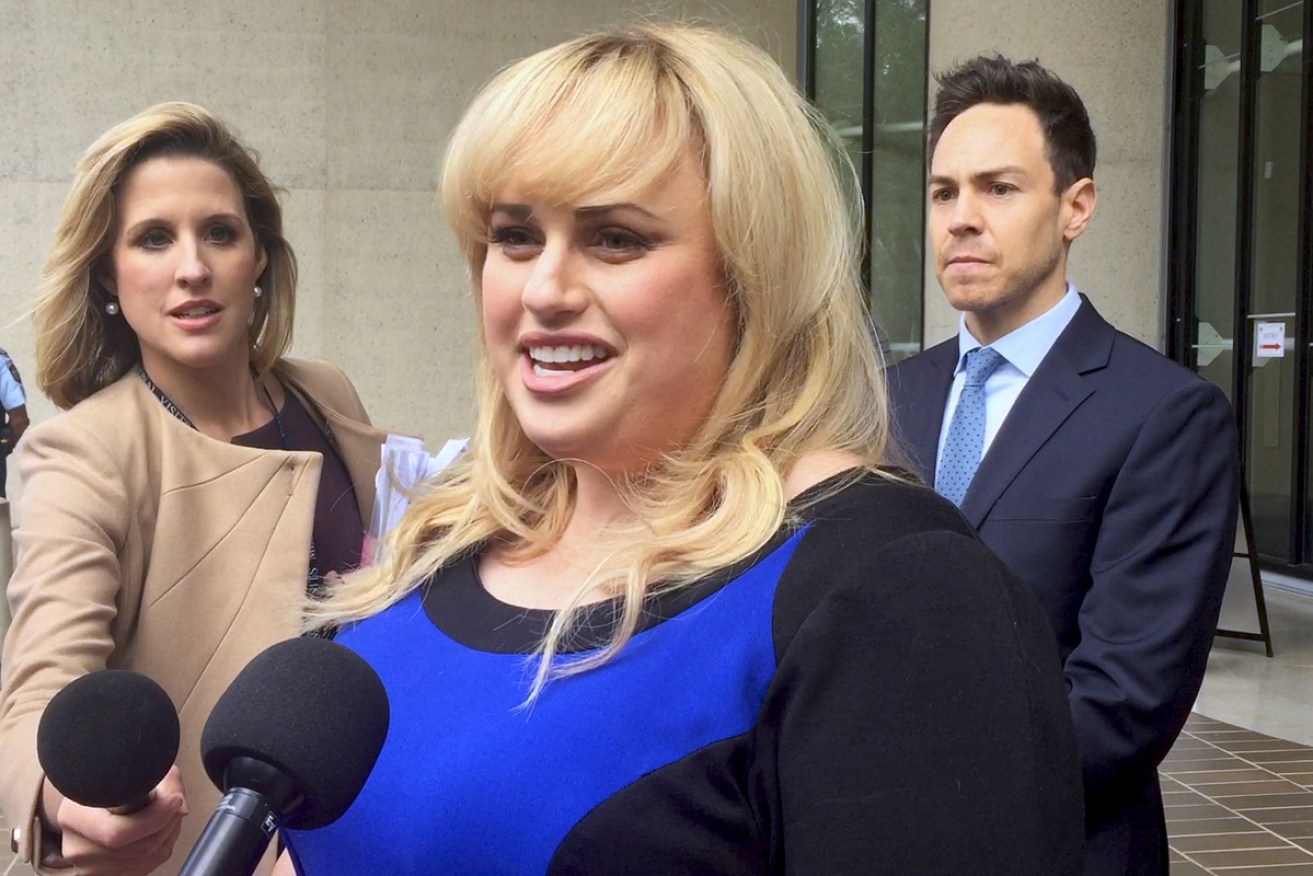 Rebel Wilson at an earlier court appearance in May.
