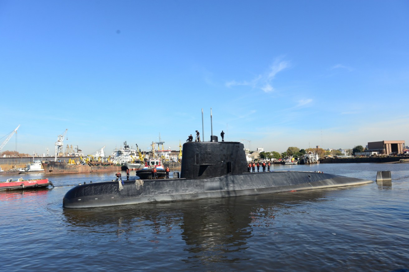The submarine was found at a depth of 800 metres in the Atlantic Ocean.