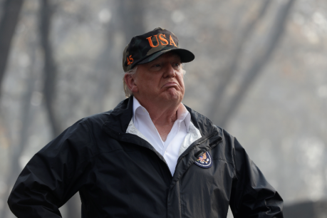 When hellfire hit Paradise: Donald Trump surveys fire-ravaged California