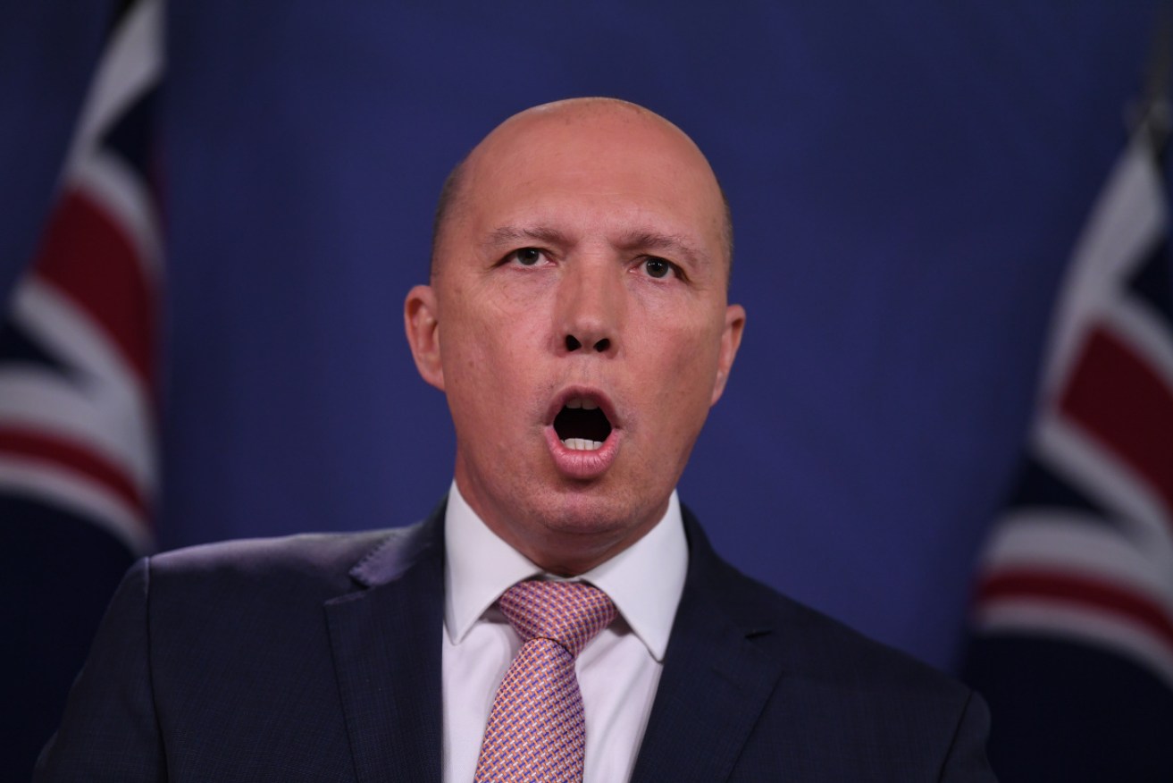 Peter Dutton has called for climate change protesters to be "named and shamed".