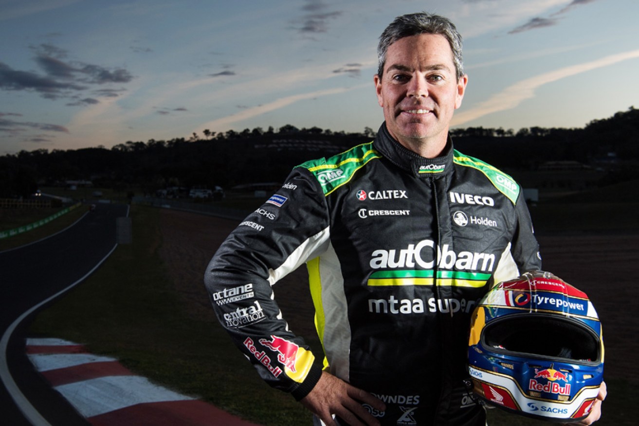Craig Lowndes drives his final supercar laps this weekend.