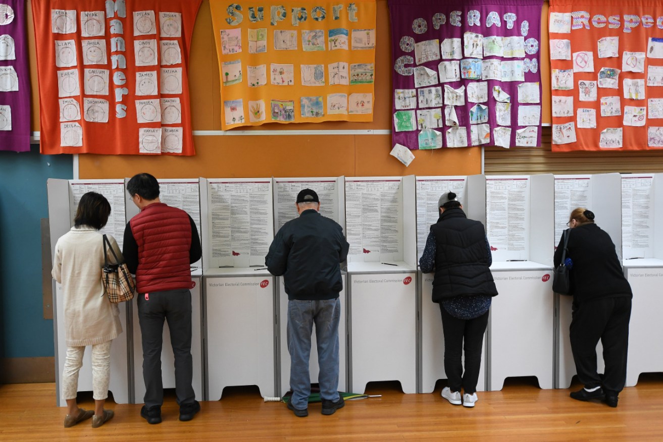 Victorians cast their vote in the state election on November 24. 