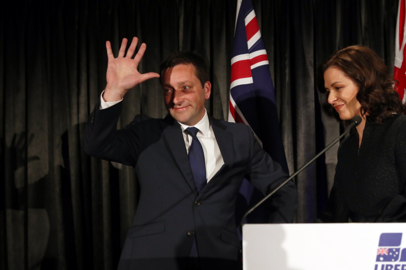 Matthew Guy concedes defeat on Saturday night.