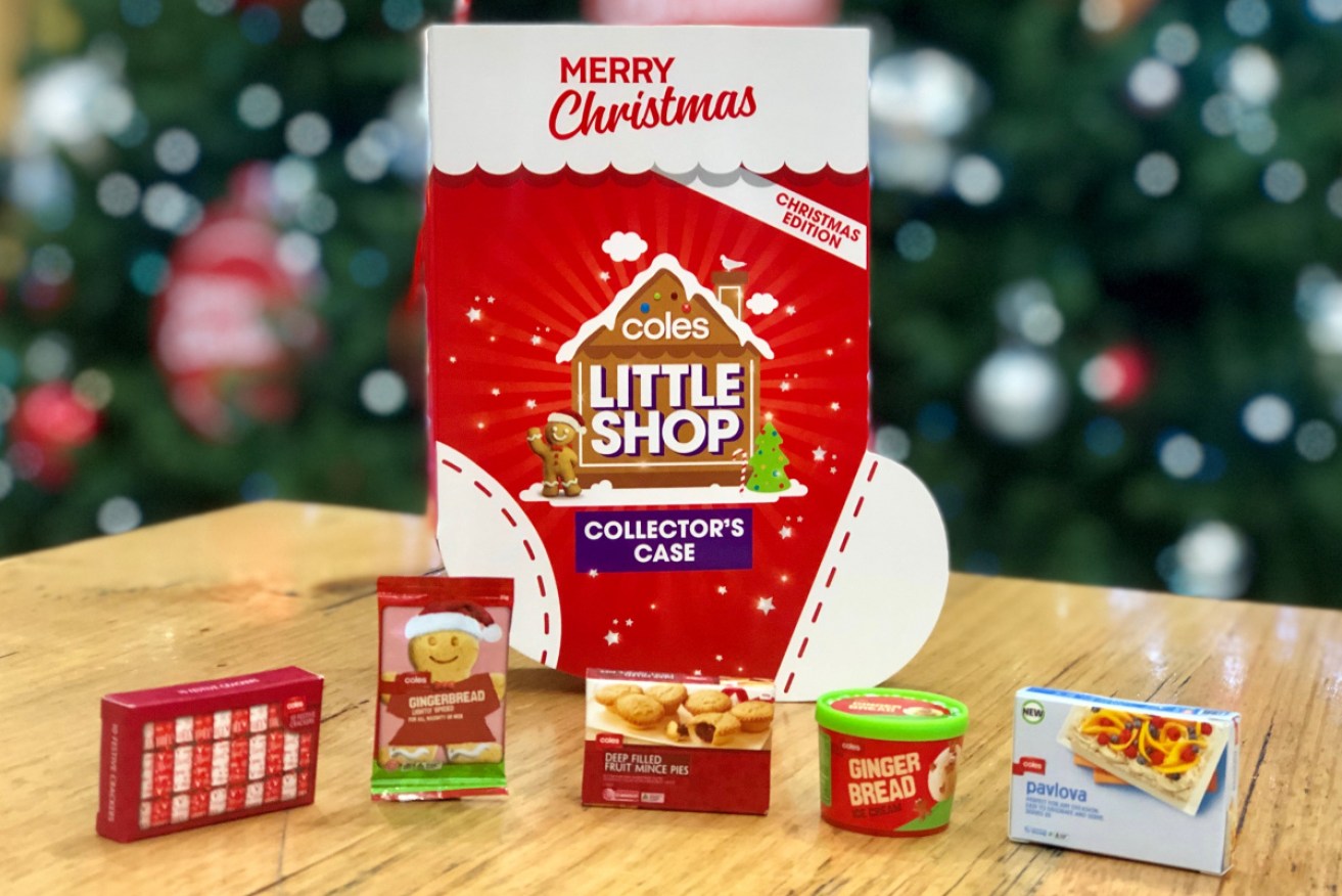 Coles' Christmas Little Shop minis are the latest collectable fad. 