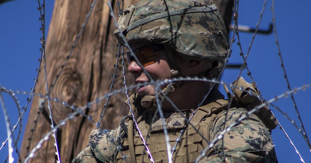US sends 1500 active troops to Mexican border