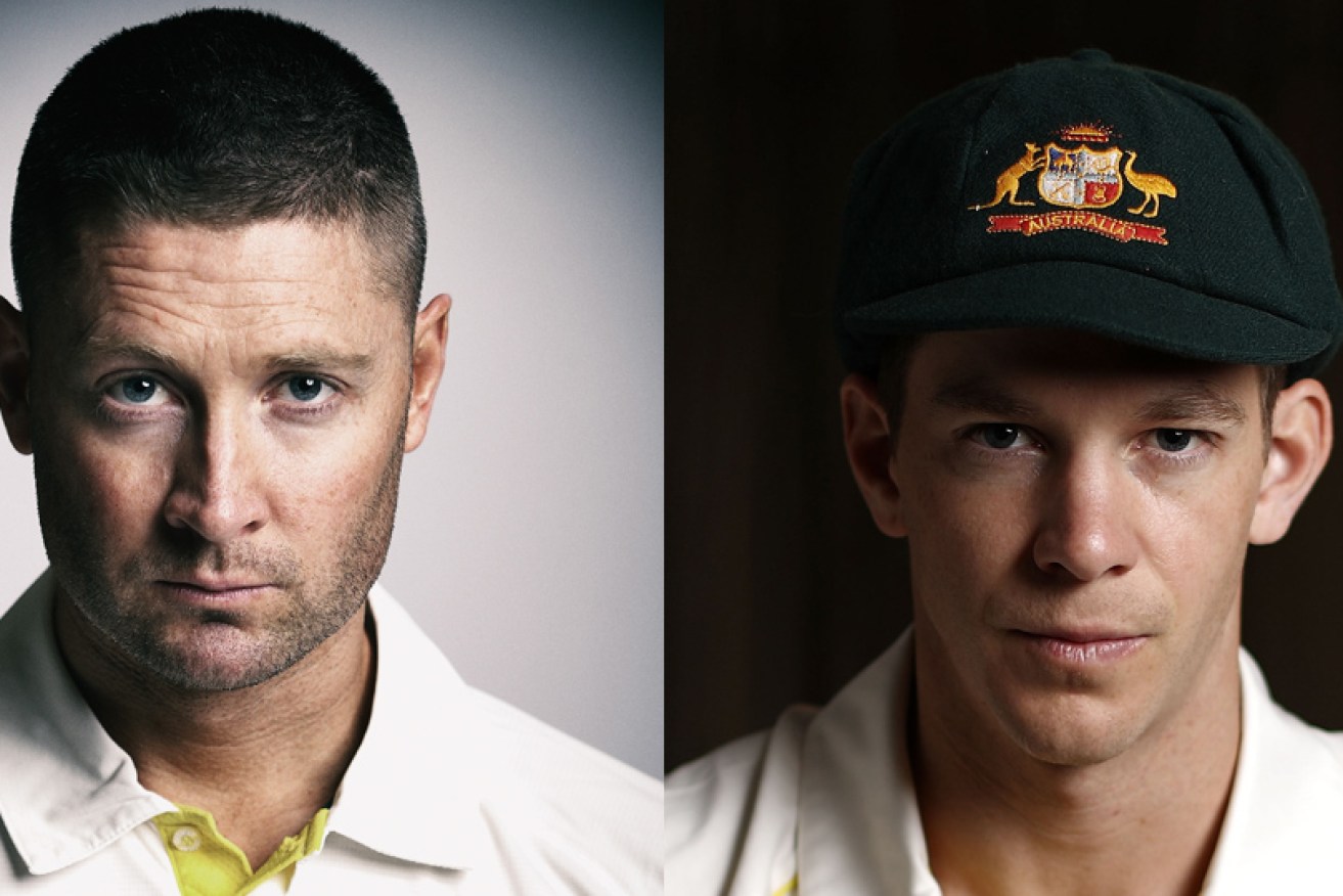Michael Clarke and Tim Paine – different visions of leadership.