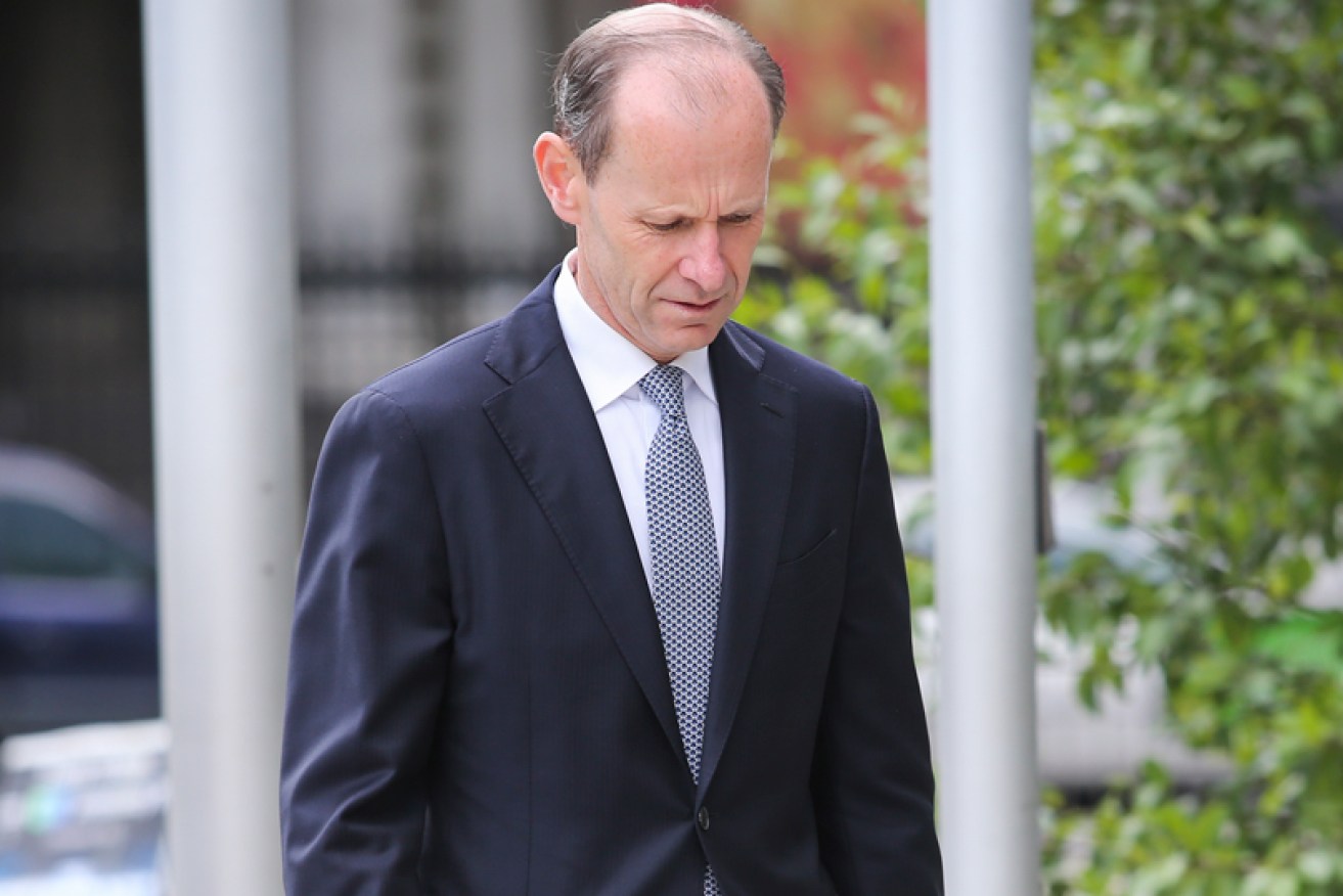 ANZ chief executive Shayne Elliott arrives at the royal commission on Wednesday.