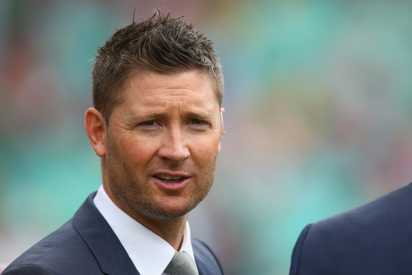 Michael Clarke called sports broadcaster Gerard Whateley a "headline chasing coward".