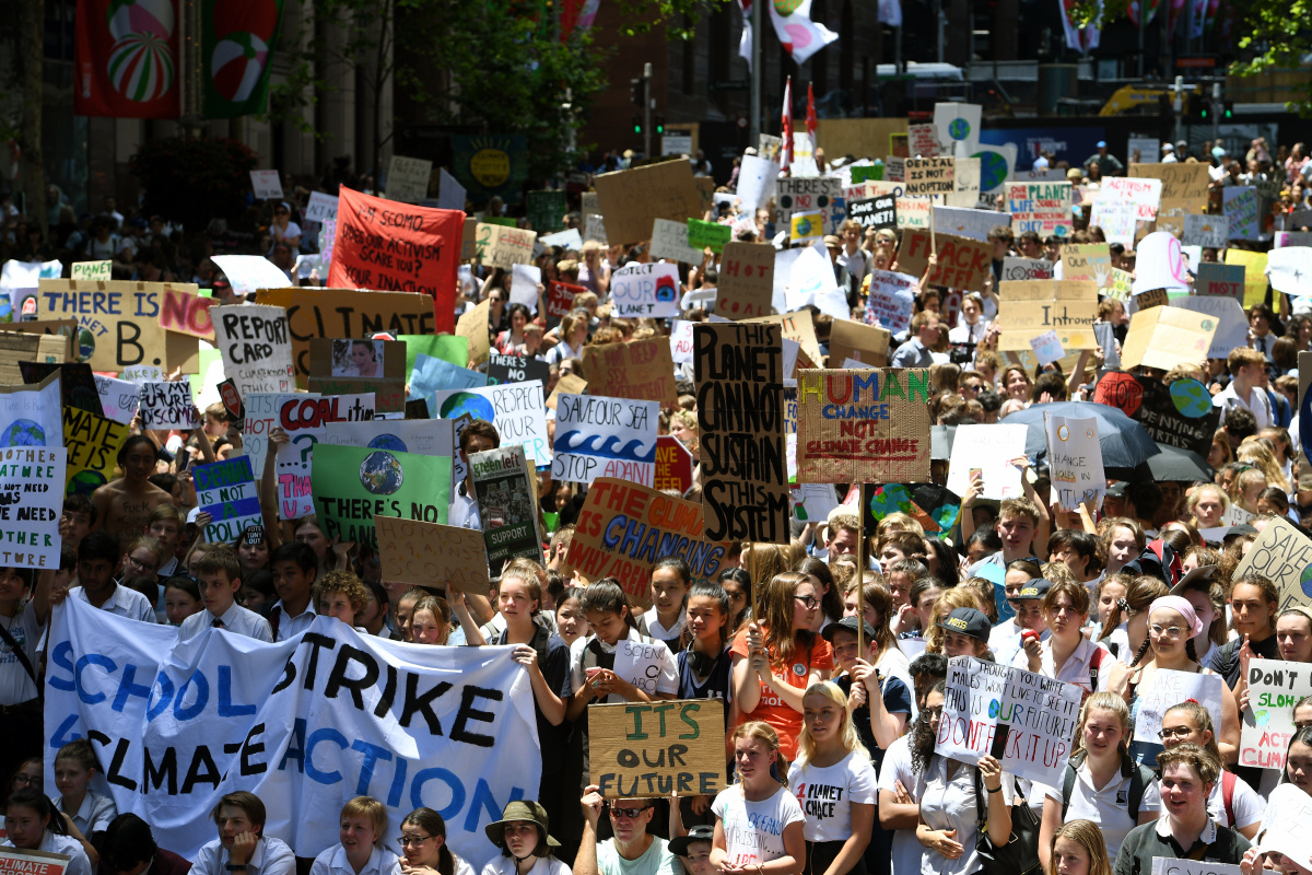 climate change protest