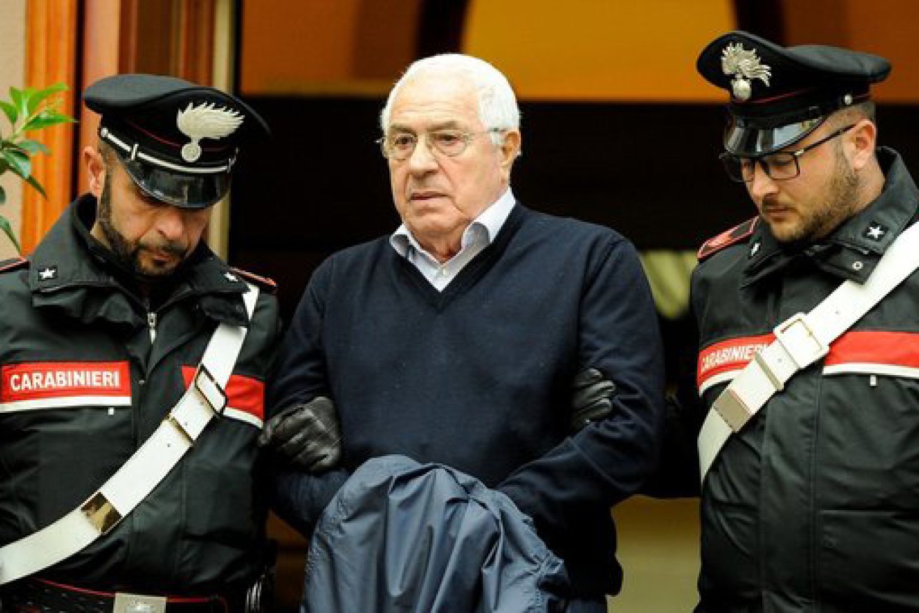 Settimo Mineo, 80, is alleged to be the mafia boss arrested. 
