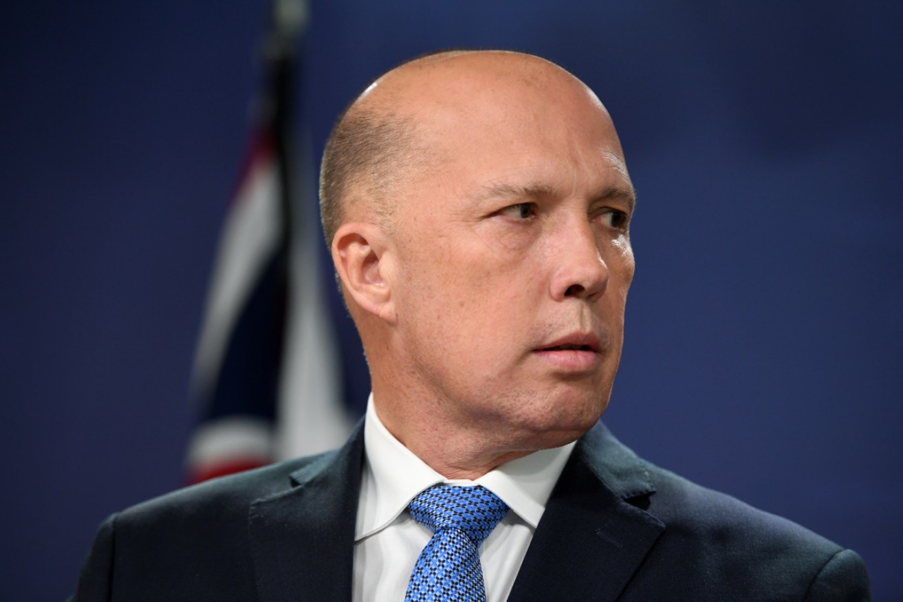 Peter Dutton has rejoiced in the deportation of a Canberra bikie being sent packing back to New Zealand.